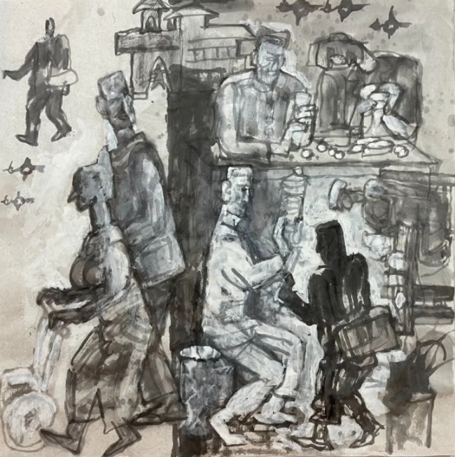 现场丨从戈壁到山地:杨晓阳丝路四十年巡展,贵州壮写南方新章