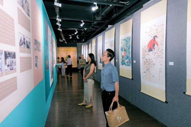 从富春江到沱江，一场跨越千里的笔墨相逢——叶浅予艺术巡展第四站在内江启幕