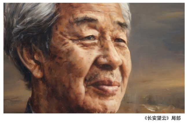 冯少协油画新作《长安望云》丹青补史,赵季平初见即泪落:“父亲在唤我”