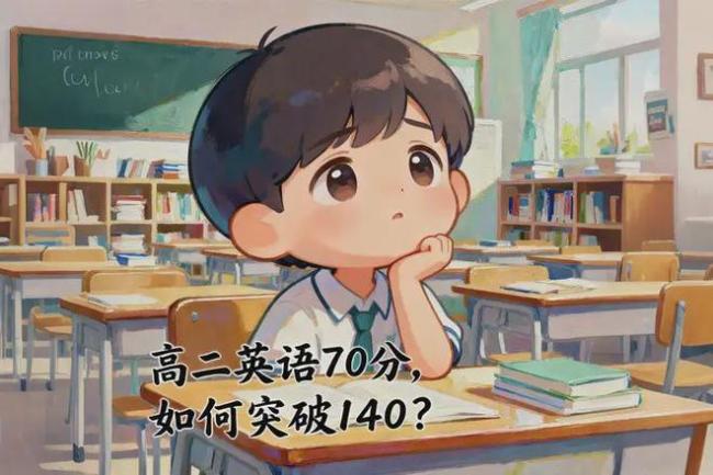 高二英语如何从70分，提高到140？看似不可完成的目标也有攻略