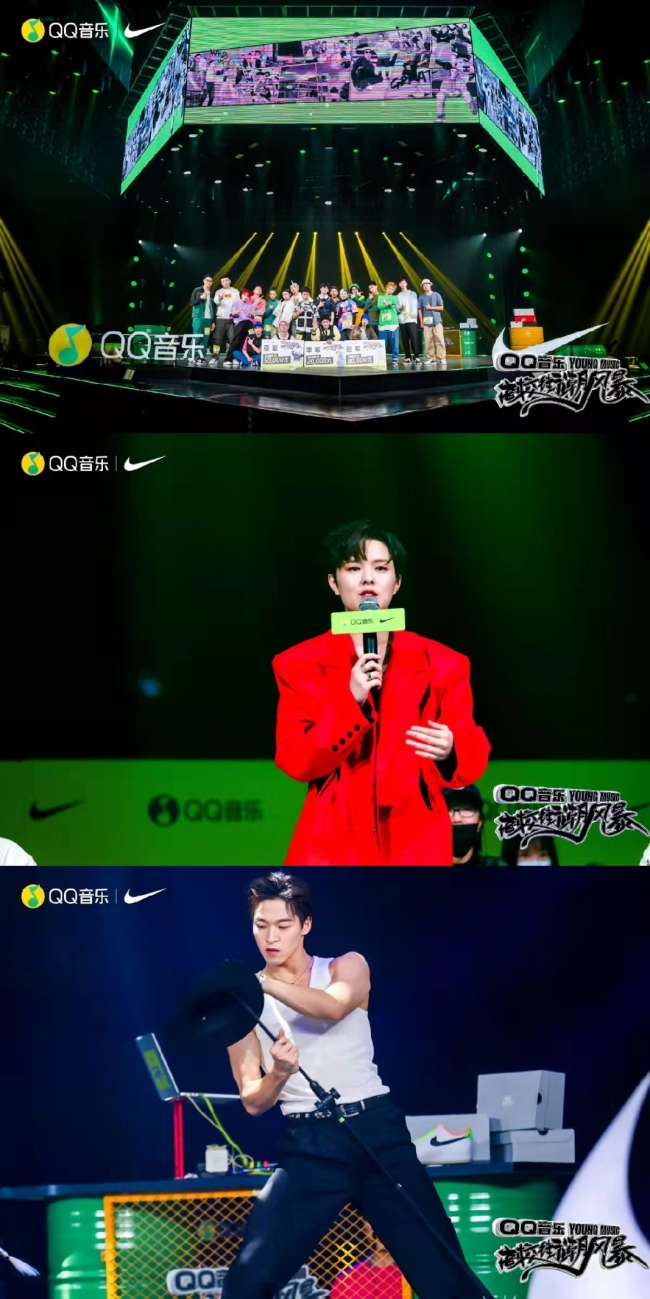 四大国内顶尖舞团助力QQ音乐X Nike「2021 YOUNG MUSIC 高校街潮风暴」总决赛