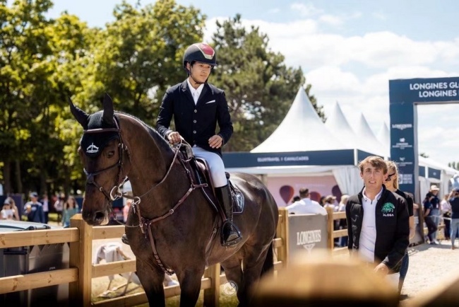 中国马术小将庞钦宇LGCT五星大奖赛第九 创中国骑手历史名次