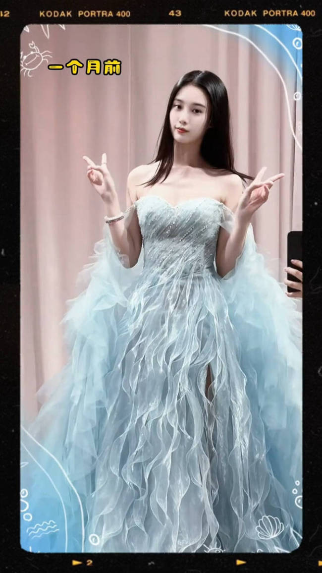 徐艺洋共享试穿婚纱花絮 十二套婚纱尽显优雅奋斗