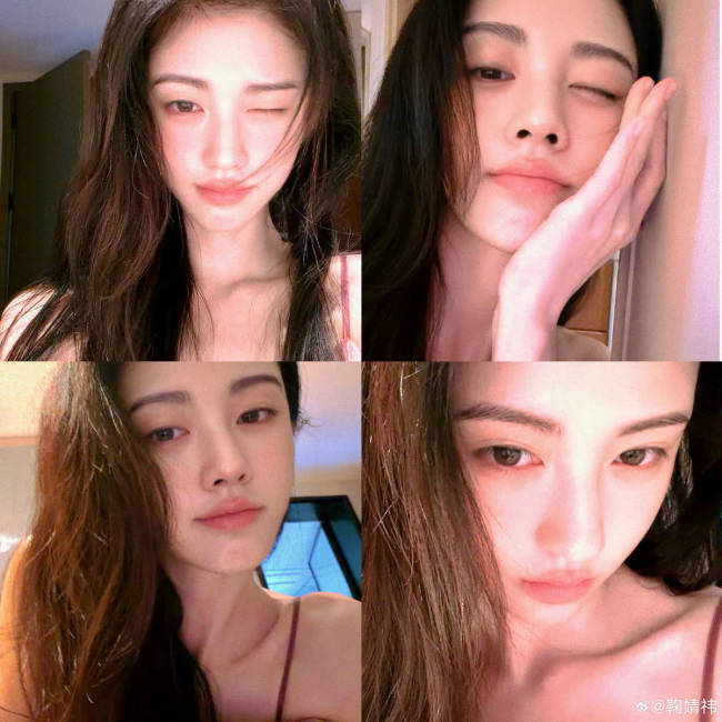 鞠婧祎晒平日随拍清纯温婉 回眸含笑仙女感悉数