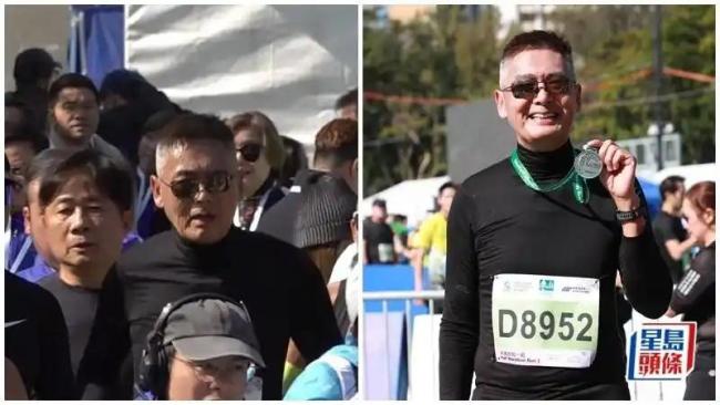70岁周润发参加香港马拉松