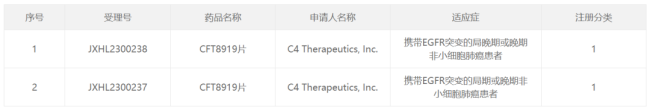 截图来源：CDE官网