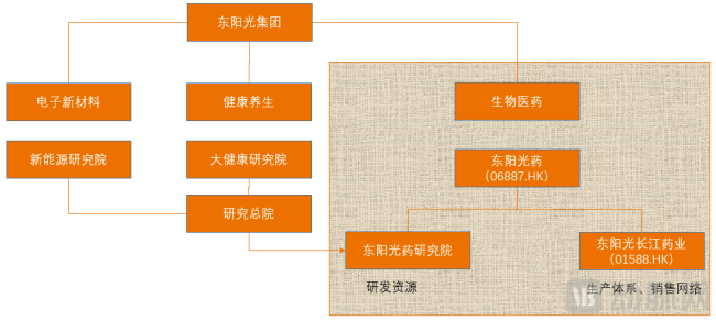图2.东阳光药整合默示图（动脉网制图）