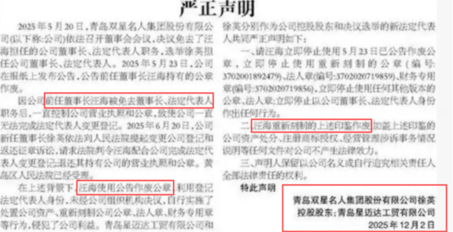 公章争夺、家族反目：双星为何从行业顶端跌落？