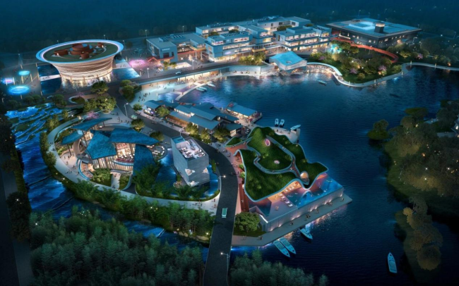 （郎酒龙马酒庄效果图）