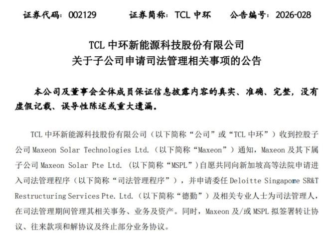 连续两年超90亿亏损，TCL中环孤注一掷