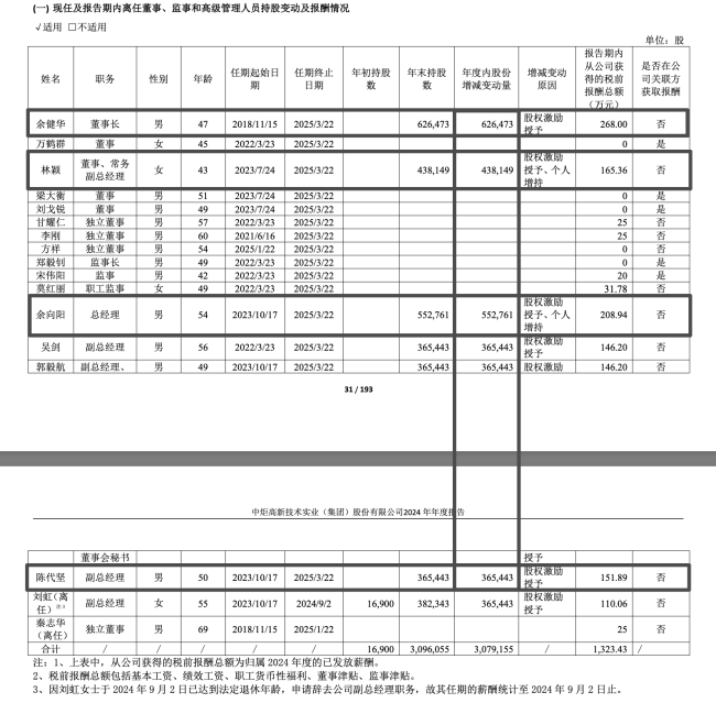 图源：中炬高新2024年财报（截图）