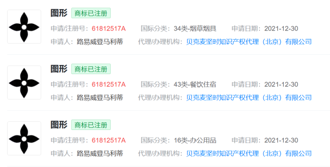 LV起诉茉莉奶白商标图案侵权胜诉