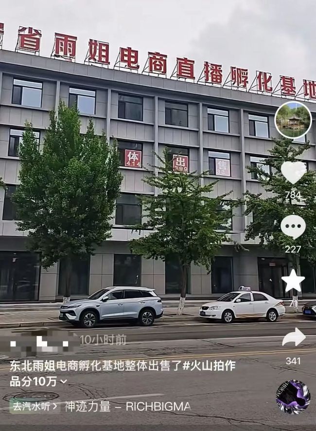塌房两年后，“东北雨姐”拟3500万出售电商孵化基地