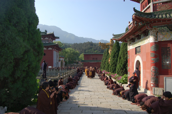 传印长老在东林