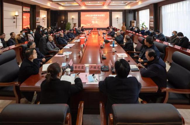 研究院党委书记张焯,云冈研究院院长杭侃,原大同市人民政府市长孙辅智