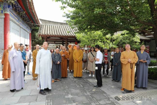 广东省佛教协会一行来法门寺参访交流