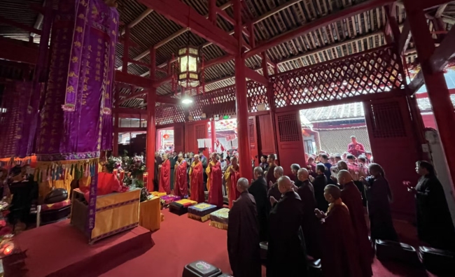 南平庆安禅寺举行建寺700周年纪念活动暨全堂佛像开光法会