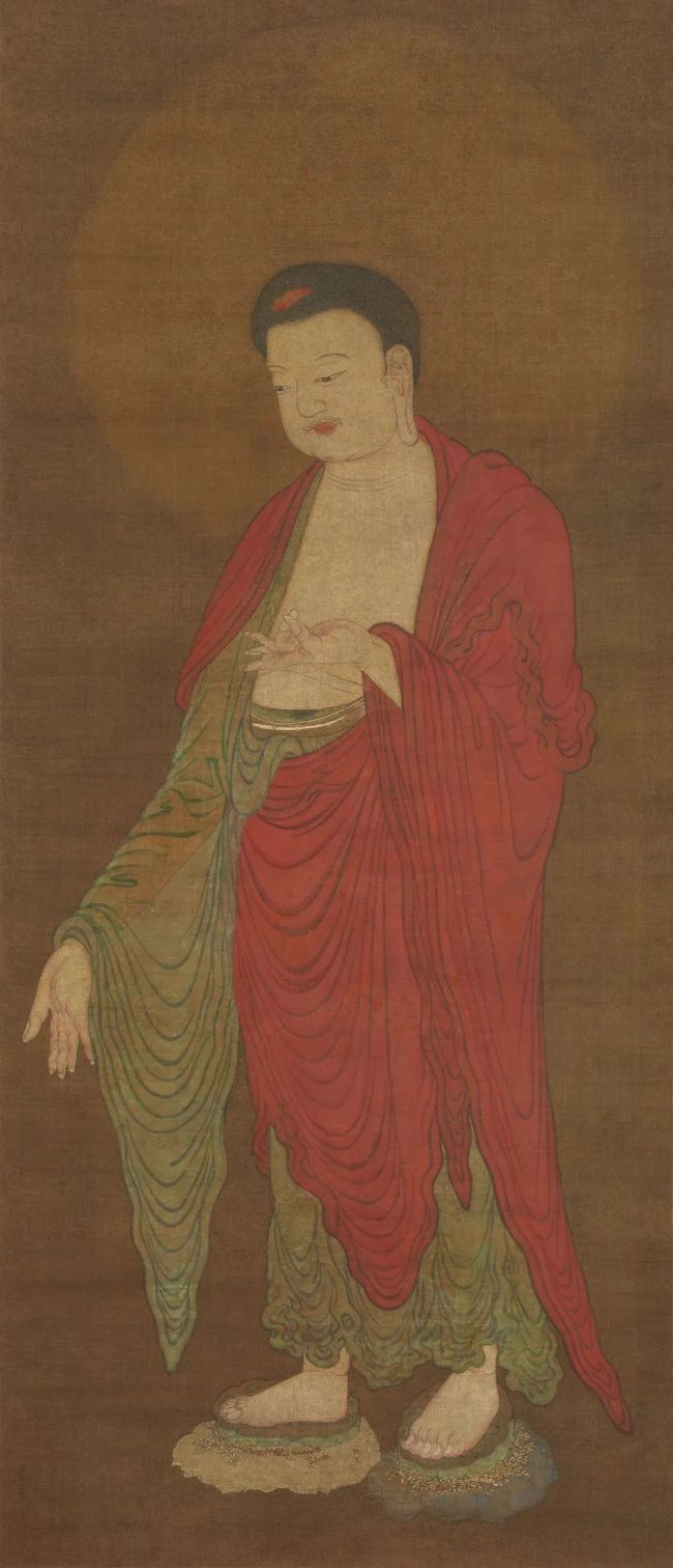 南宋佛画：阿弥陀如来接引图
