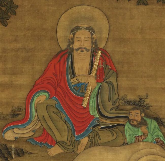 元人文殊洗象图