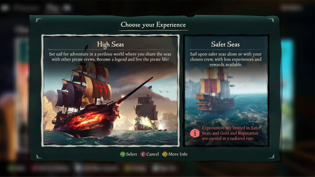 《盗贼之海》宣布私人游戏模式 不受其他玩家骚扰