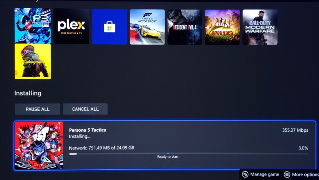 《女神異聞錄5：戰略版》Xbox預載開啟 容量24GB