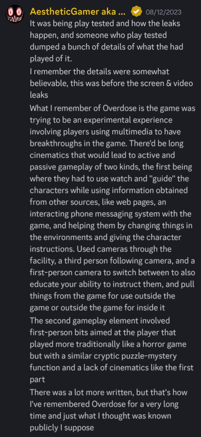 小岛秀夫Xbox新作《OD》细节内容泄露：有两种游戏玩法