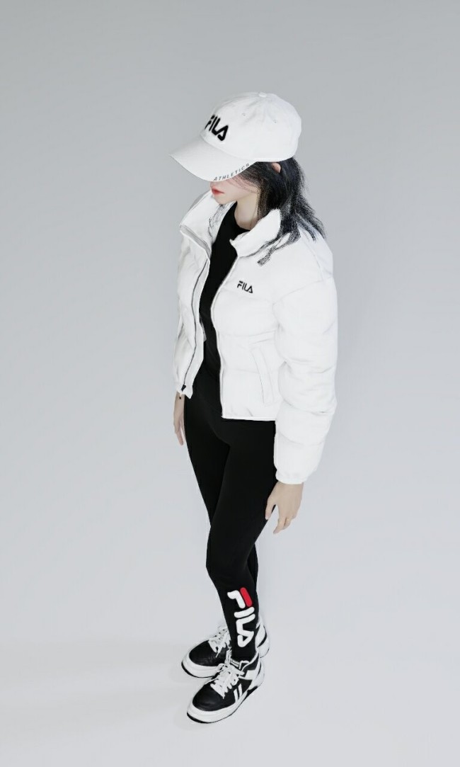 《inZOI》白色羽绒外套服装分享