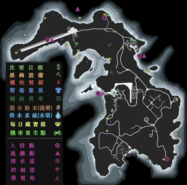 《GTAOL》佩岛劫案重心舆图共享