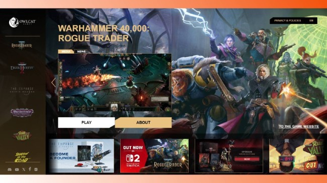 《战锤40K:行商浪人》开发商将推出专属游戏启动器