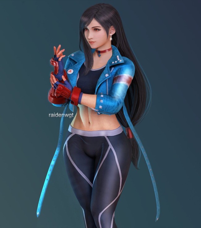 《最终幻想7》蒂法新3D美图 性感诱惑让人难把持