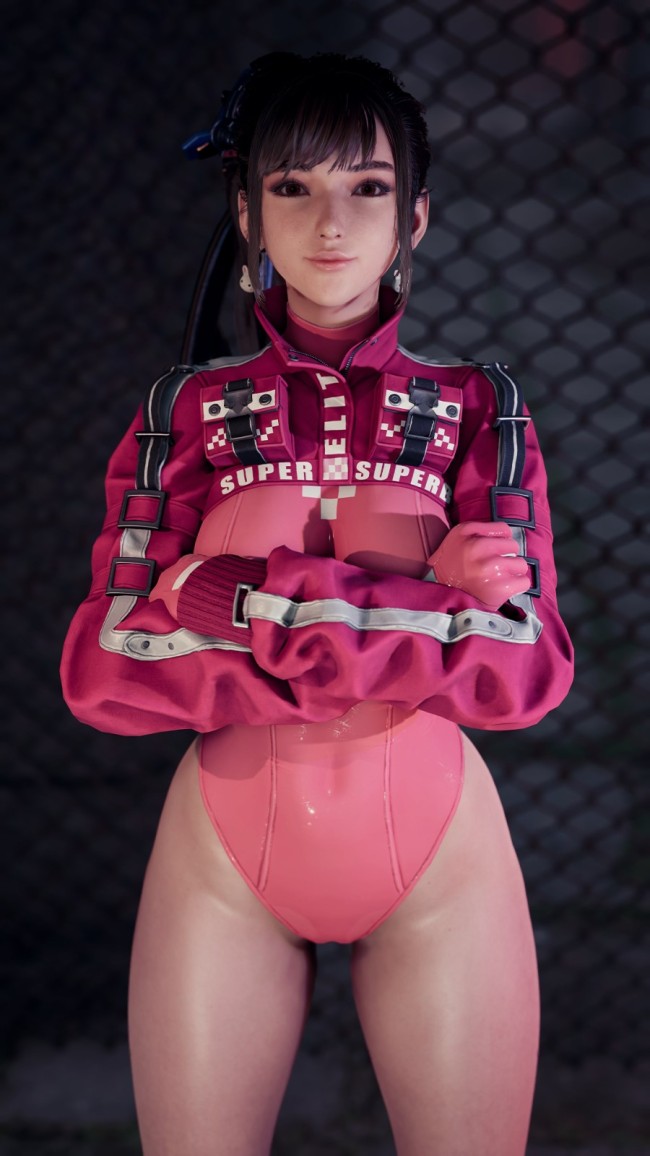 粉色连体服翘臀超性感！国外博主《剑星》伊芙新3D图