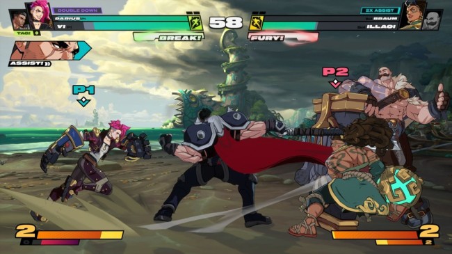 LOL世界观免费格斗游戏《2XKO》正式推出 英雄合作竞技