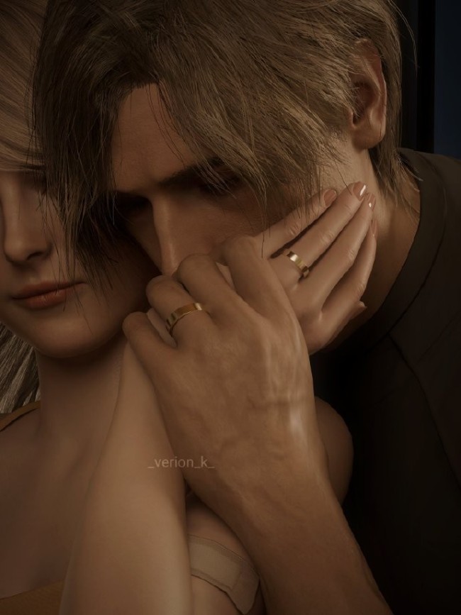 3D大神展示《生化危机4》重制版IF线 里昂与艾什莉的亲密生活