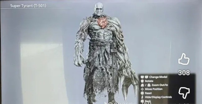 《生化危机9》角色和怪物建模渲染图泄露