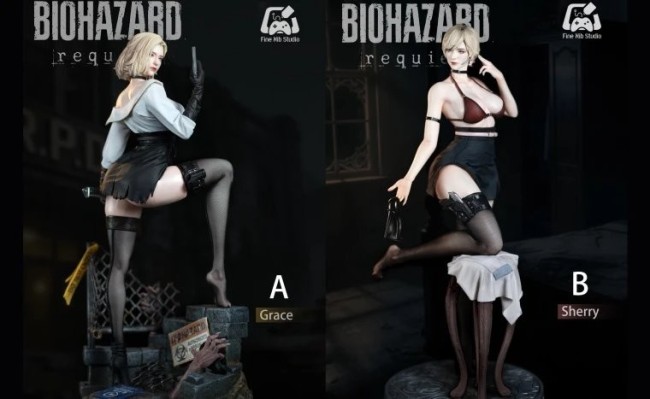《生化危机:安魂曲》格蕾丝与雪莉18+超性感手办发布