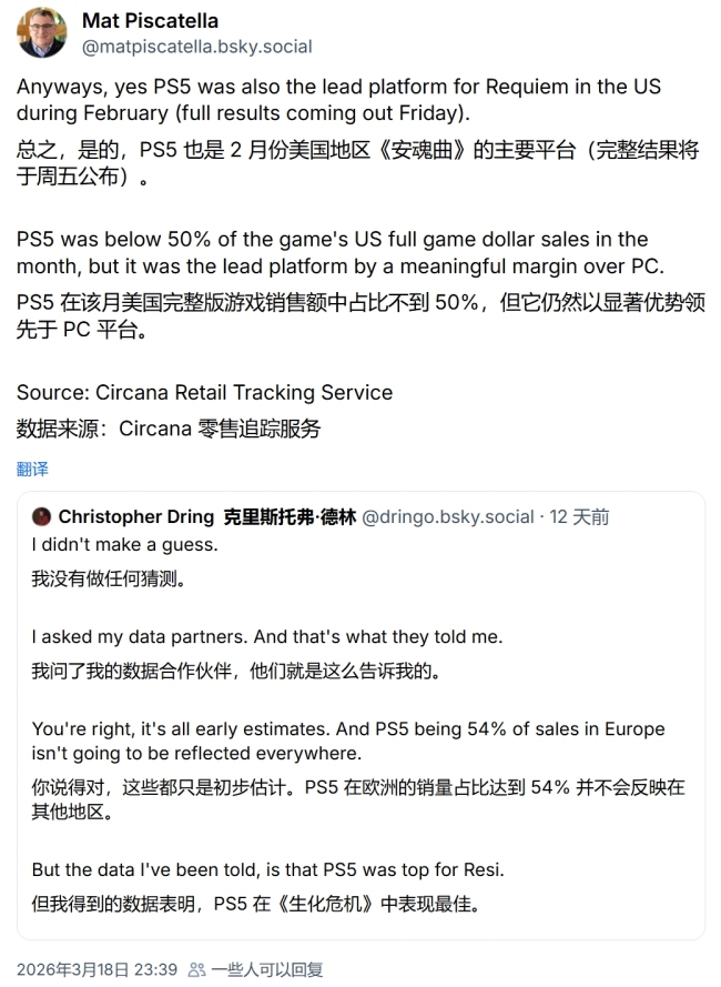 主机才是主力？《生化危机9》多地区PS5销量领先PC