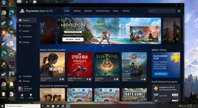 传索尼将在PC上推出PS游戏商店及专属启动器