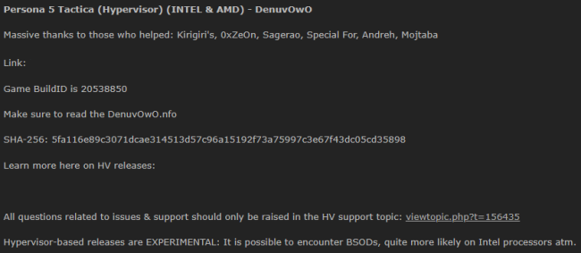 三款大作D加密被破!《女神异闻录5:战略版》等