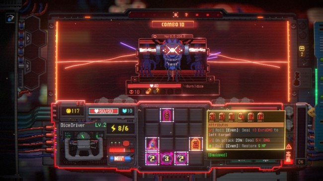 《骰子骇客1999》正式推出 肉鹅赛博策略战斗冒险