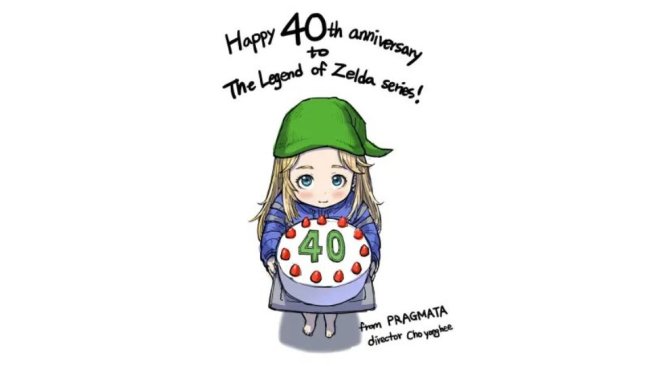 《识质存在》总监手绘贺图庆祝《塞尔达传闻》40周年