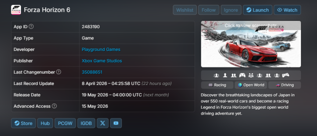 准备赛车！《极限竞速：地平线6》全球解锁时间泄露