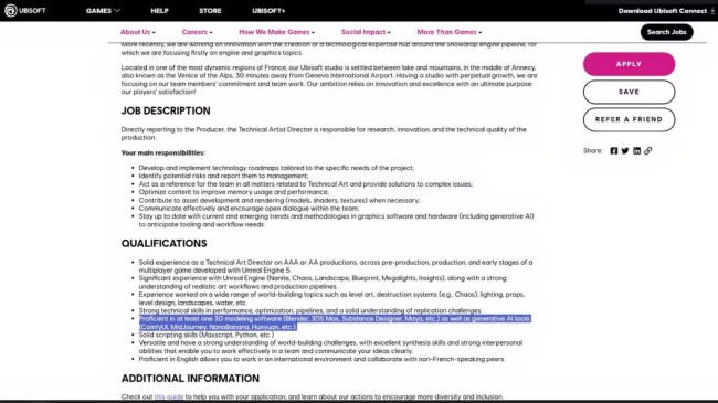 育碧密集招聘AI人才 《刺客信条》《孤岛惊魂》开发方式或迎巨变