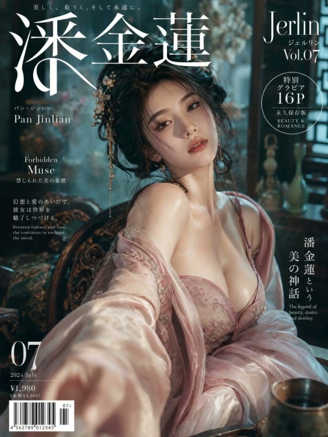 AI生成《黑神话：潘金莲》美图 性感风骚的美人