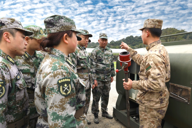 联勤官兵+基干民兵,干得漂亮!