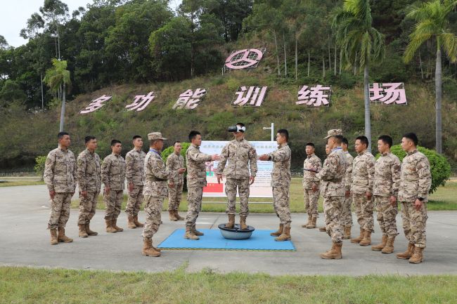 第二机动总队某支队严密组织防晕船 战斗体能骨干集训