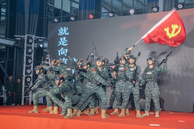 武警北海支队举办迎新春文艺晚会