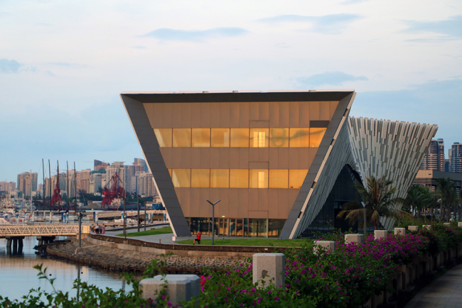 Visitor Centre at the National Sailing Base Public Pier in Haikou. Photo by Xu Ersheng