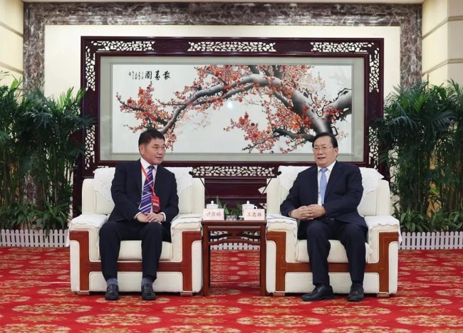 王忠林会见湖北·武汉台湾周嘉宾代表