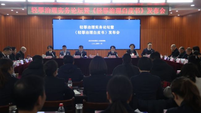 武昌区检察院举行轻罪治理实务论坛 首次发布《轻罪治理白皮书》