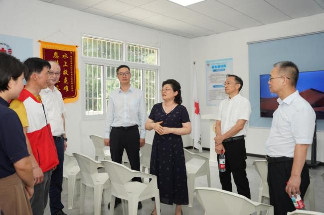 湖北省红十字会领导赴武汉经开区开展红十字阵地建设专题调研